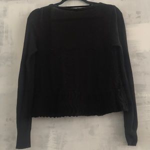 Free People Navy Cardigan